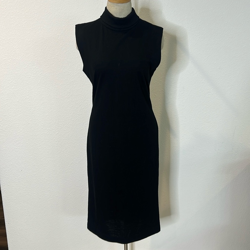 Cathy Hardwick Jackie O Style Wool Sheath Dress Made in USA